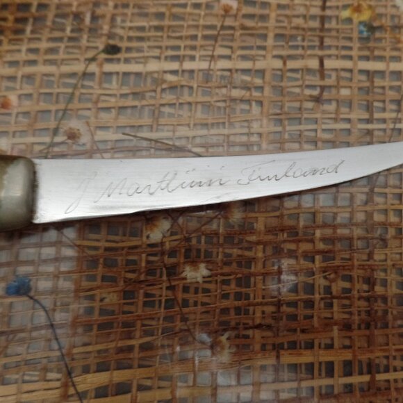 Vintage Rapala Finland J Martiini Small Filet Fish Knife Signed - Picture 4 of 15